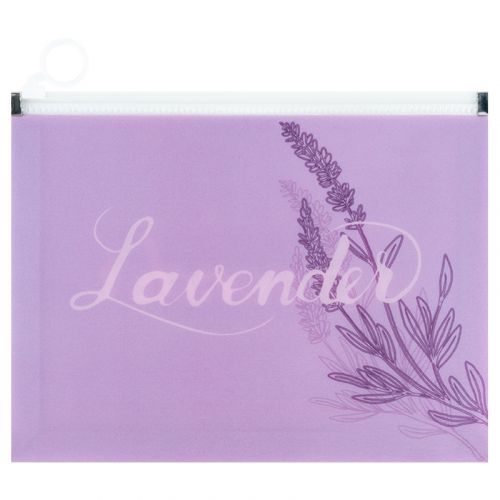 Папка на блискавці zip-lock А5+ Lavender-1  мініатюра фото 1