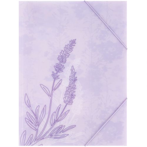 Папка на гумках А4+ Lavender-2 мініатюра фото 1 Папка на гумках А4+ Lavender-2 мініатюра фото 1