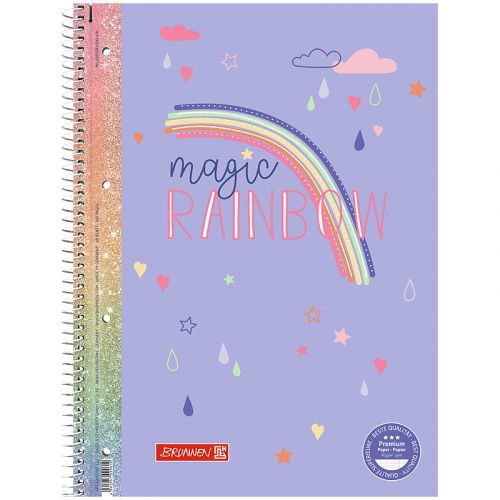Коледж-блок А4 Premium, лін. , 80 арк. , Rainbow мініатюра фото 1 Коледж-блок А4 Premium, лін. , 80 арк. , Rainbow мініатюра фото 1