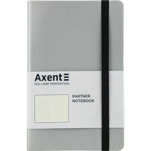 Книга записна Partner Soft, 125*195, 96арк, крап, срібляста мініатюра фото 1 Книга записна Partner Soft, 125*195, 96арк, крап, срібляста мініатюра фото 1