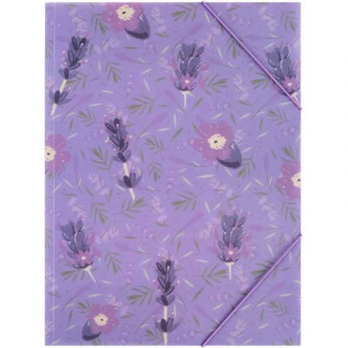 Папка на гумках А4+ Lavender-4 мініатюра фото 1 Папка на гумках А4+ Lavender-4 мініатюра фото 1