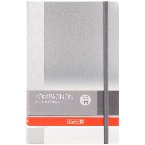Книга записна Компаньйон Aluminium, А5, 96 арк. мініатюра фото 1 Книга записна Компаньйон Aluminium, А5, 96 арк. мініатюра фото 1