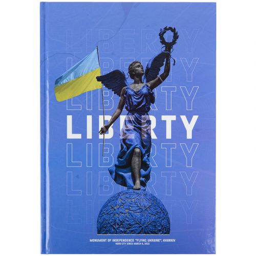Книга записна А4 Liberty, 96арк. , кліт. , синя мініатюра фото 1 Книга записна А4 Liberty, 96арк. , кліт. , синя мініатюра фото 1