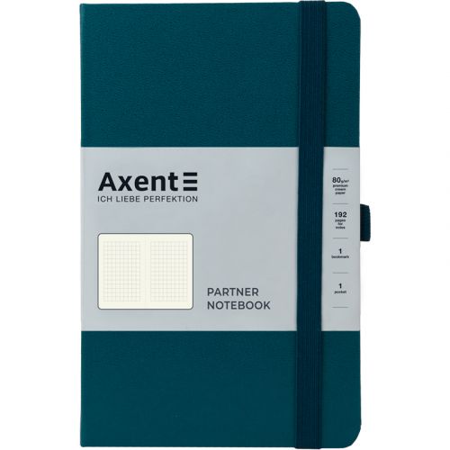 Книга записна Partner, 125*195, 96арк, кліт, малахіт мініатюра фото 1 Книга записна Partner, 125*195, 96арк, кліт, малахіт мініатюра фото 1