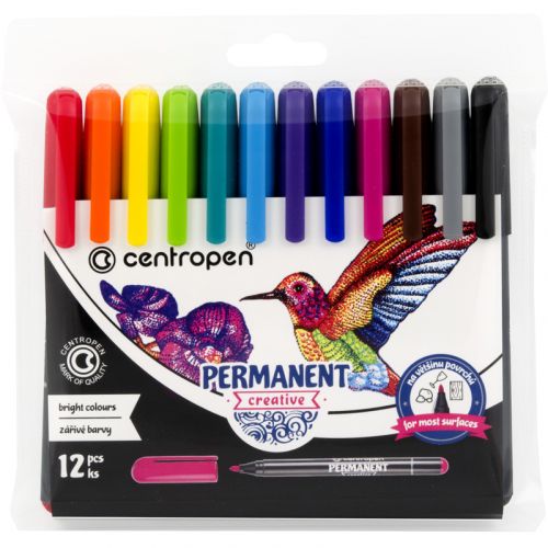 Маркер Permanent Creative 2896 , набір 12 шт. мініатюра фото 1 Маркер Permanent Creative 2896 , набір 12 шт. мініатюра фото 1