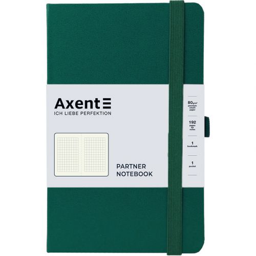 Книга записна Partner, 125*195, 96арк, кліт, зелений ліс мініатюра фото 1 Книга записна Partner, 125*195, 96арк, кліт, зелений ліс мініатюра фото 1