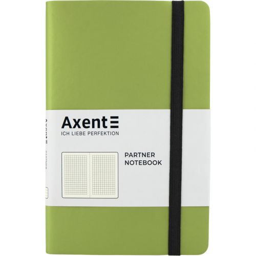 Книга записна Partner Soft, 125*195, 96арк, кліт, салатова мініатюра фото 1 Книга записна Partner Soft, 125*195, 96арк, кліт, салатова мініатюра фото 1