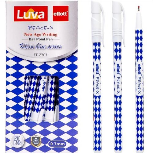 Ручка масляна "Luva" "Ellott" синя фото