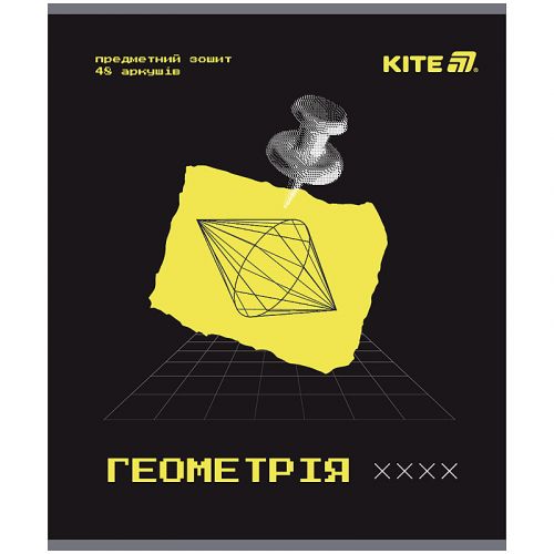Зошит предметн. 48 арк. , кл. , гібр лак+УФ, Techno, геометрія мініатюра фото 1 Зошит предметн. 48 арк. , кл. , гібр лак+УФ, Techno, геометрія мініатюра фото 1