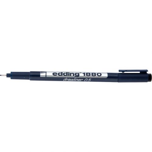 Лінер для креслення e-1880 drawliner, 0. 5 (0,5мм) мініатюра фото 1 Лінер для креслення e-1880 drawliner, 0. 5 (0,5мм) мініатюра фото 1
