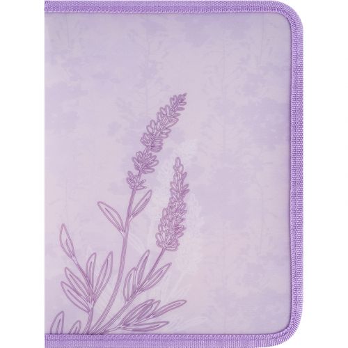 Папка об'ємна на блискавці А5+ Lavender-2  мініатюра фото 1