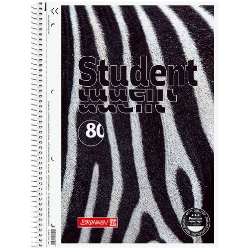 Коледж-блок А4 Premium, кліт. , 80 арк. , Zebra мініатюра фото 1 Коледж-блок А4 Premium, кліт. , 80 арк. , Zebra мініатюра фото 1