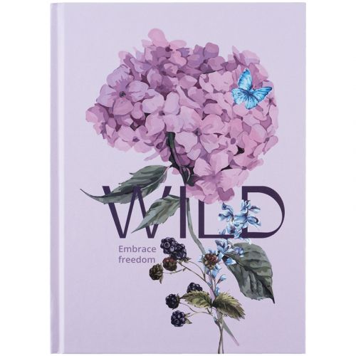 Книга записна тверда обкл.  А5, 96 арк. , кліт. , Wild  мініатюра фото 1