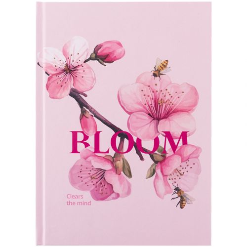 Книга записна тверда обкл.  А5, 96 арк. , кліт. , Bloom  мініатюра фото 1