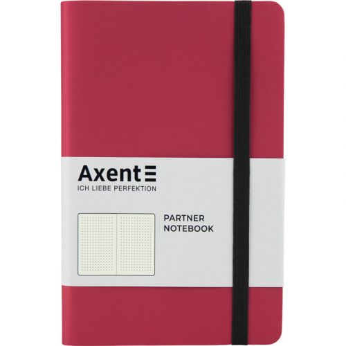Книга записна Partner Soft, 125*195, 96арк, крап, червона  мініатюра фото 1