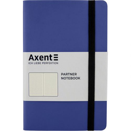 Книга записна Partner Soft, 125*195, 96арк, крап, тем-синя  мініатюра фото 1