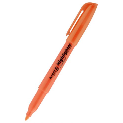 Маркер Highlighter D2503, 2-4 мм клиноп.  помаранч.  мініатюра фото 1