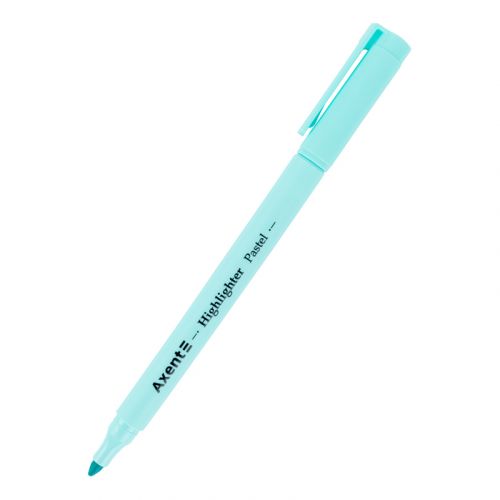 Маркер Highlighter Pastel 2533-A, 2-4 мм клиноп.  бірюзовий  мініатюра фото 1