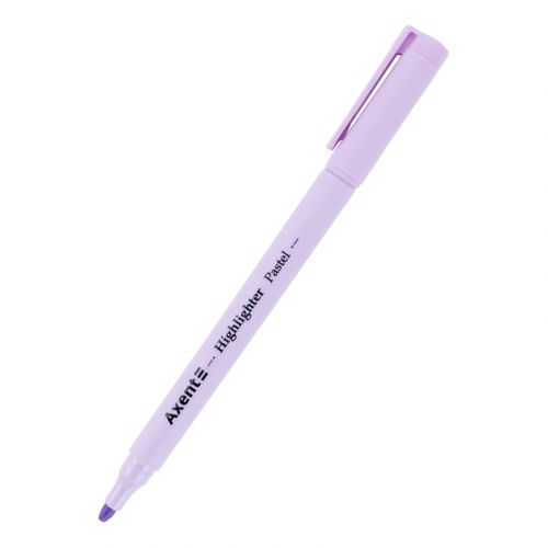 Маркер Highlighter Pastel 2533-A, 2-4 мм клиноп.  лавандовий  мініатюра фото 1