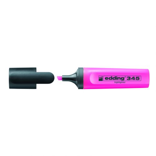 Маркер Highlighter e-345 2-5 мм клиноподіб.  рожев.  мініатюра фото 1