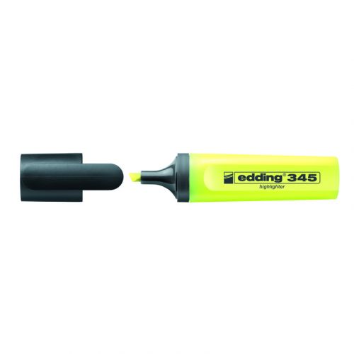 Маркер Highlighter e-345 2-5 мм клиноподіб жовтий  мініатюра фото 1