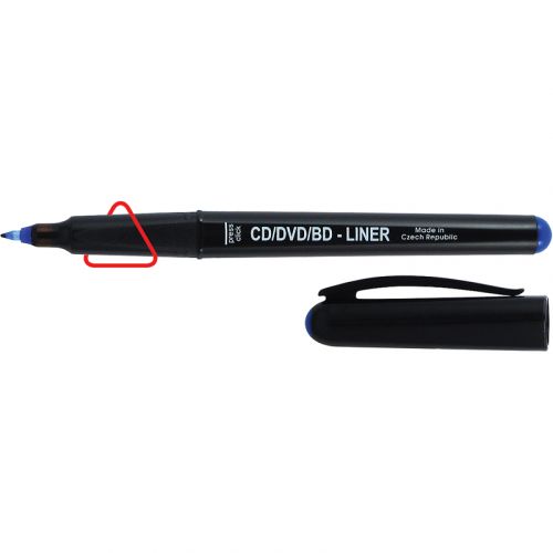 Маркер CD-Liner 4616 ergoline, 0,6 мм синій  мініатюра фото 1