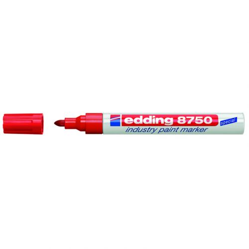 Маркер Industry Paint e-8750 2-4 мм червоний  мініатюра фото 1