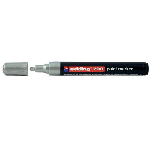 Маркер Paint e-790 2-3 мм круглий срібний мініатюра фото 1 Маркер Paint e-790 2-3 мм круглий срібний мініатюра фото 1