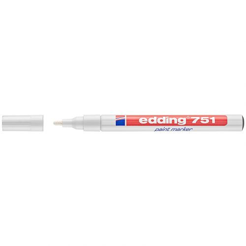 Маркер Paint e-751 1-2 мм круглий білий  мініатюра фото 1