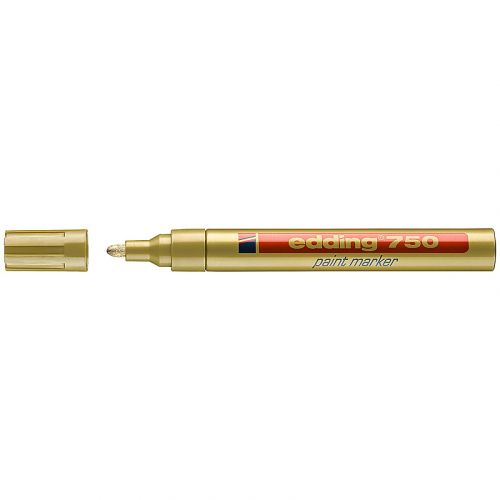 Маркер Paint e-750 2-4 мм круглий золотий  мініатюра фото 1