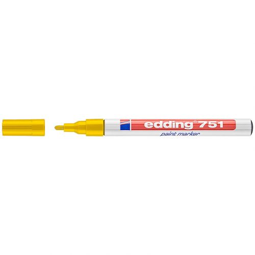 Маркер Paint e-751 1-2 мм круглий жовтий  мініатюра фото 1