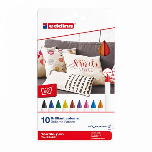 Маркер Textile Classic 4600 1 мм, набір 10 кол.  мініатюра фото 1