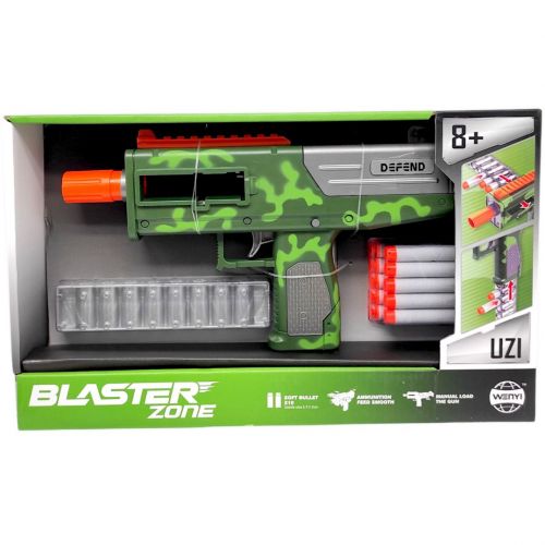 Автомат UZI (стріляє поролоновими кулями) короб.  37,5*22,7*6,5см  мініатюра фото 1