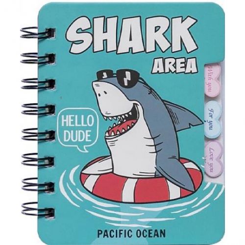Блокнот Shark на спіралі, лінія 50ар. (Вид 3) мініатюра фото 1 Блокнот Shark на спіралі, лінія 50ар. (Вид 3) мініатюра фото 1