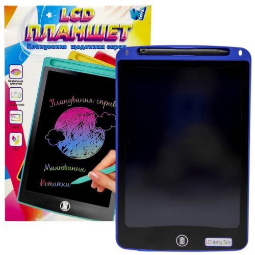 Планшет для малювання "LCD Tablet" (10"), синій мініатюра фото 1 Планшет для малювання "LCD Tablet" (10"), синій мініатюра фото 1