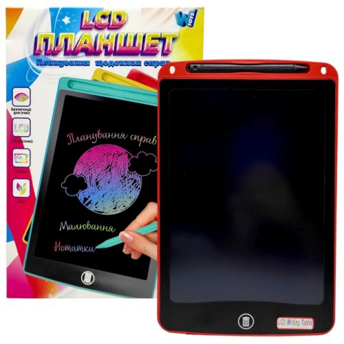 Планшет для малювання "LCD Tablet" (10"), червоний  мініатюра фото 1