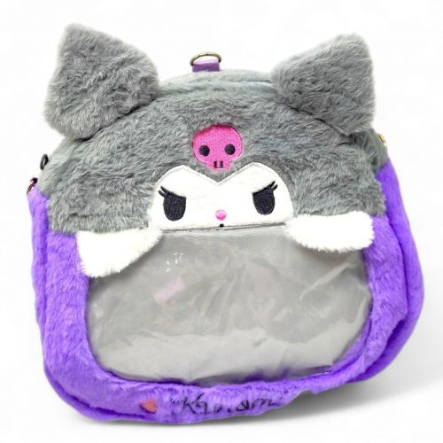 Сумочка KUROMI/КУРОМІ, 26 см (БУЗКОВИЙ)  мініатюра фото 1
