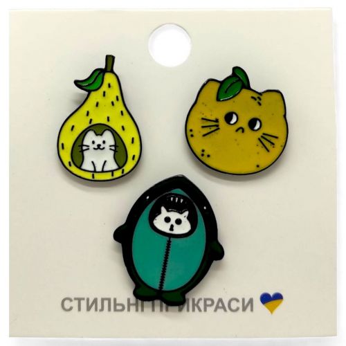 Піни декоративні "КОТИКИ" мініатюра фото 1 Піни декоративні "КОТИКИ" мініатюра фото 1