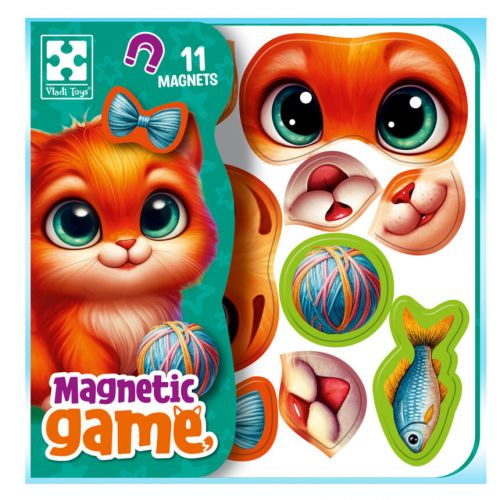Гра розвиваюча Vladi Toys магнітна "Емоції Кошеняти" (укр) мініатюра фото 1 Гра розвиваюча Vladi Toys магнітна "Емоції Кошеняти" (укр) мініатюра фото 1
