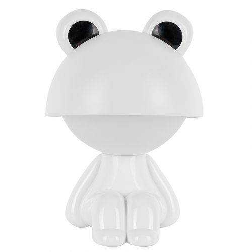 Світильник-нічник LED з акумулятором Cute Froggy, білий мініатюра фото 1 Світильник-нічник LED з акумулятором Cute Froggy, білий мініатюра фото 1
