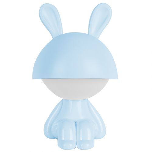 Світильник-нічник LED з акумулятором Cute Bunny, блакитний мініатюра фото 1 Світильник-нічник LED з акумулятором Cute Bunny, блакитний мініатюра фото 1