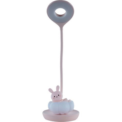 Настільна лампа LED з акумулятором Cloudy Bunny, рожевий мініатюра фото 1 Настільна лампа LED з акумулятором Cloudy Bunny, рожевий мініатюра фото 1