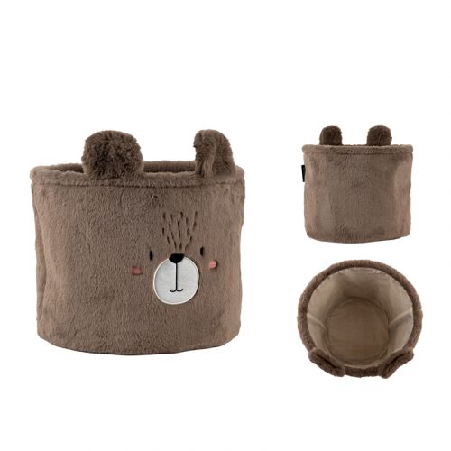 Кошик для зберігання 3100 Sweet Bear 30х25 см, плюшевий  мініатюра фото 1