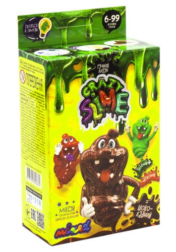 Уцінка.  Набір для дослідів "Crazy Slime - Лизун своїми руками" (шоколадний) - РОЗІРВНА УПАКОВКА  мініатюра фото 1