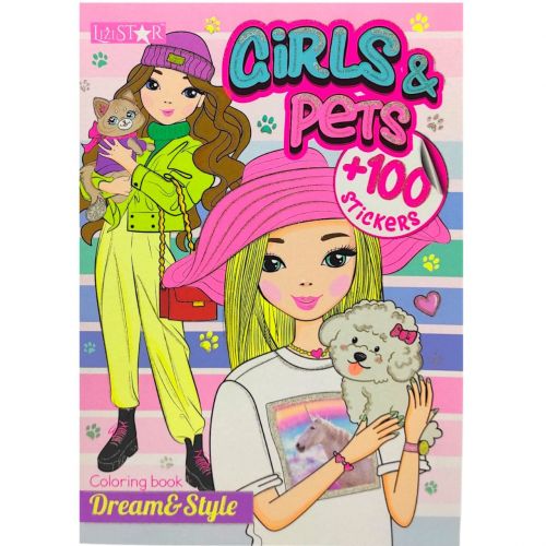 Книжка дитяча "Видання для дозвілля: Girls & Pets"  мініатюра фото 1