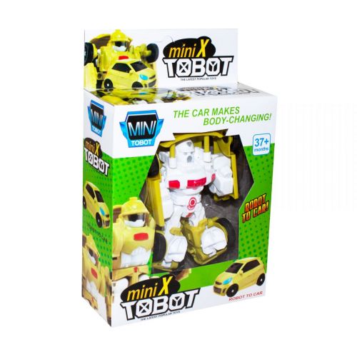 Уцінка. Робот-трансформер "Tobot mini D" жовтий з білим - Примята упаковка картинка Уцінка. Робот-трансформер "Tobot mini D" жовтий з білим - Примята упаковка фото