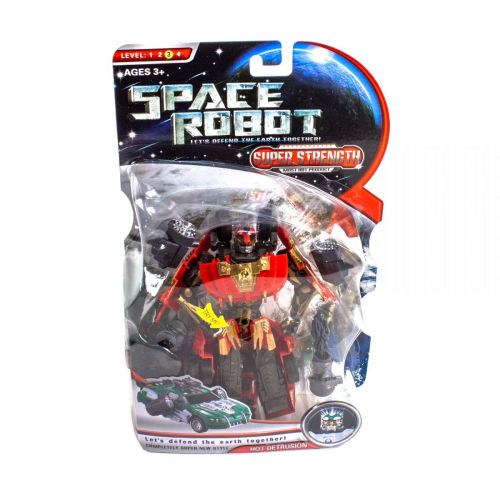 Уценка.  Трансформер музичний "Space Robot" (червоний) - пошкоджена упаковка  мініатюра фото 1