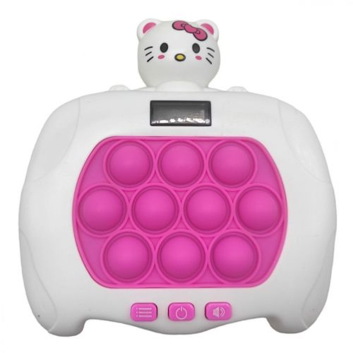Уцінка.  Електронна гра "Quick push: Hello Kitty" з екраном не коректно працює - нема гвитика  мініатюра фото 1