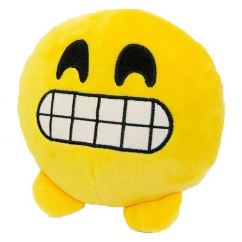 Уцінка. М'яка іграшка "Смайлик Emoji Зубастик" - брудний мініатюра фото 1 Уцінка. М'яка іграшка "Смайлик Emoji Зубастик" - брудний мініатюра фото 1