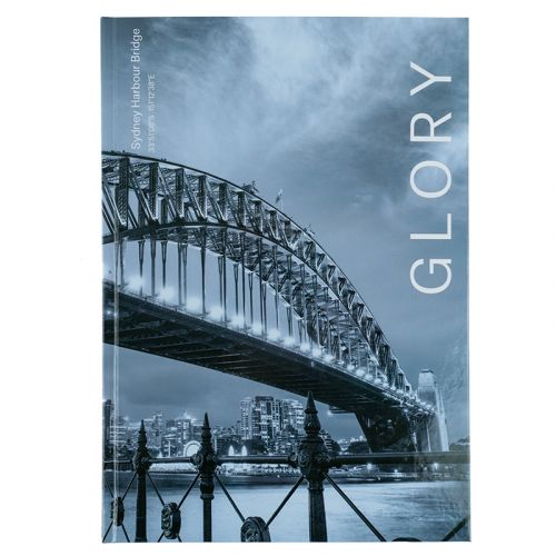 Книга записна А4 96арк. , кліт. , Glory  мініатюра фото 1